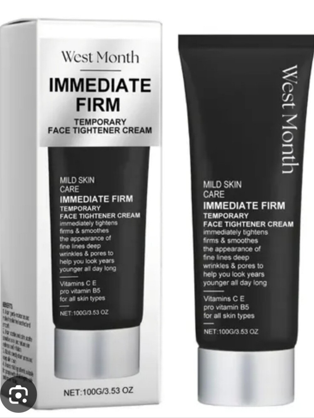 🆕️West Month Immediate Firm Temporary Face Tightener Cream